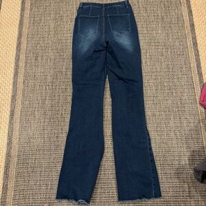 Stylish Blue Flare Denim Jeans